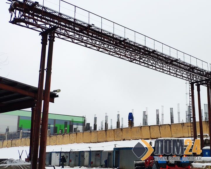 Демонтаж мостовых кранов на металлолом по выгодной цене в Москве и области - ЛОМ24