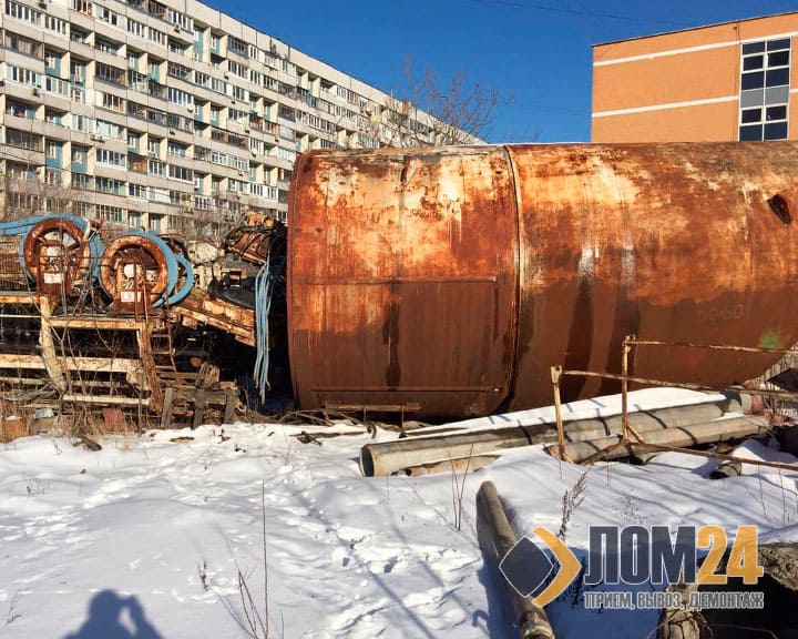 Демонтаж водонапорных башен в Москве и области по выгодной цене - ЛОМ24