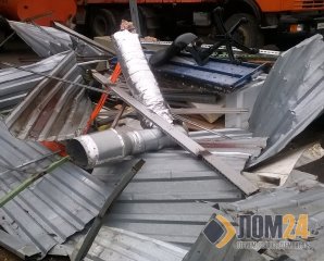 Снос (демонтаж) ангаров с утилизацией на металлолом - ЛОМ24
